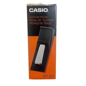 Casio SP-20 Piano Style Sustain Pedal - Black - New Open Box - NOB